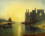 Caernarvon Castle - 约瑟夫·玛罗德·威廉·透纳